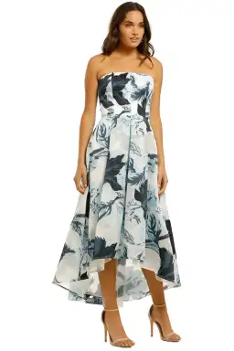 Moss and Spy Luna Strapless Dress in Multi Size 10 for rent on The Volte - image 1