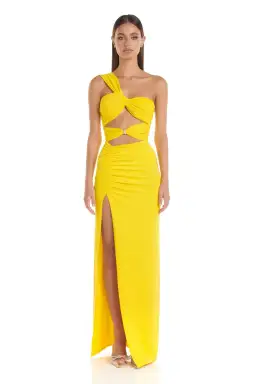 Eliya the Label Natalie Dress Yellow Size 14 for rent on The Volte - image 1