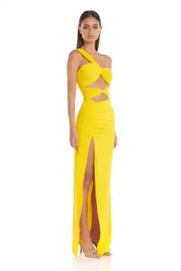 Eliya the Label Natalie Dress Yellow Size 14 for rent on The Volte - image 2