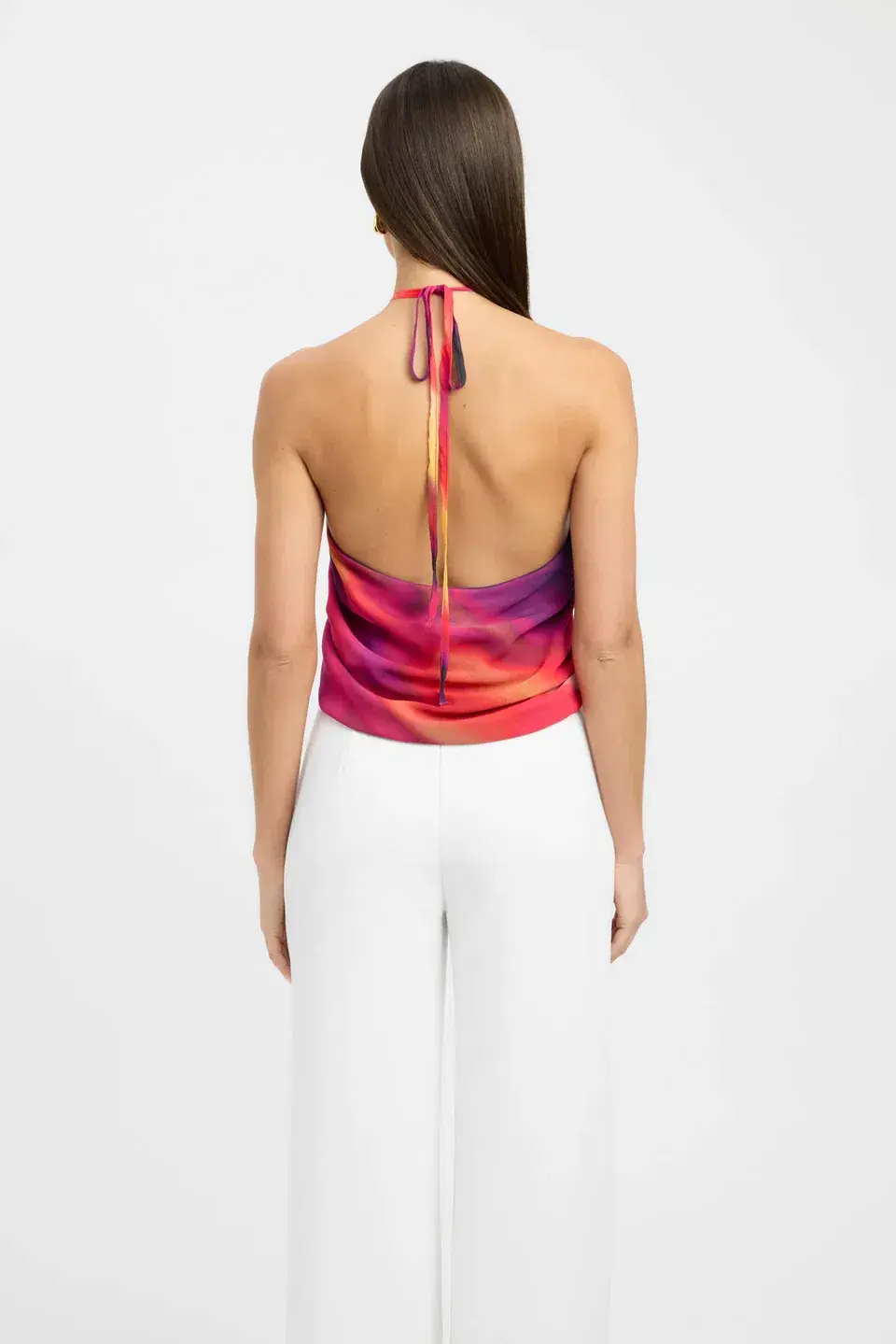 Kookai Bea Halter Top Multi Size 36/ AU 8 for rent on The Volte - main image