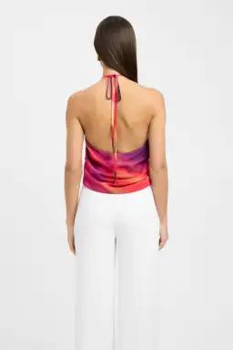 Kookai Bea Halter Top Multi Size 36/ AU 8 for rent on The Volte - image 2