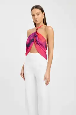 Kookai Bea Halter Top Multi Size 36/ AU 8 for rent on The Volte - image 1