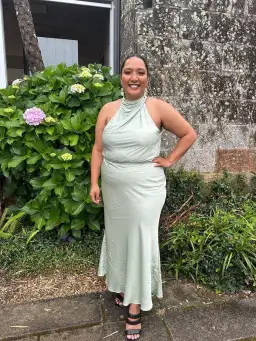 Sheike Stella Top & Gracie Skirt Sets in Sage Size 16