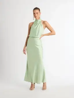 Sheike Stella Top & Gracie Skirt Sets in Sage Size 16