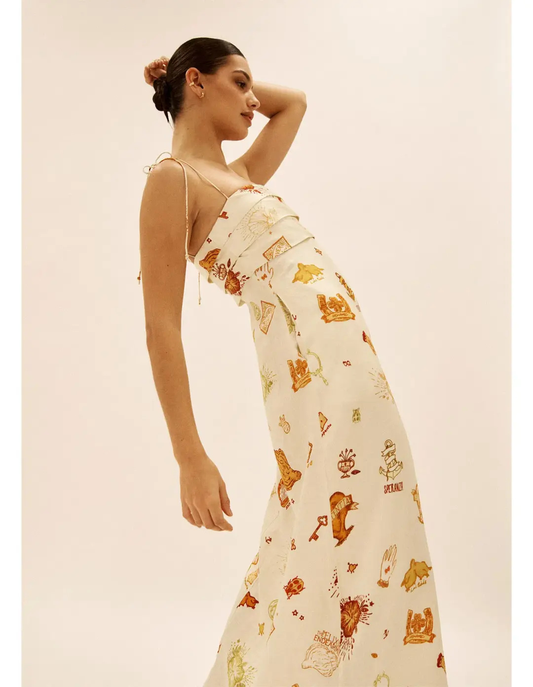 Roame Atlas Dress Fortuna Print Size 2 / AU 10 for rent on The Volte - main image