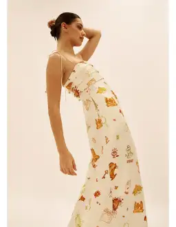 Roame Atlas Dress Fortuna Print Size 2 / AU 10 for rent on The Volte - image 4