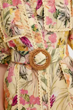 Significant Other Lark Mini Dress Honey Botanical Size AU 8 for rent on The Volte - image 3