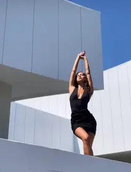 Natalie Rolt Magda Mini Dress Black Size 2 / AU 8/10 for rent on The Volte - image 2