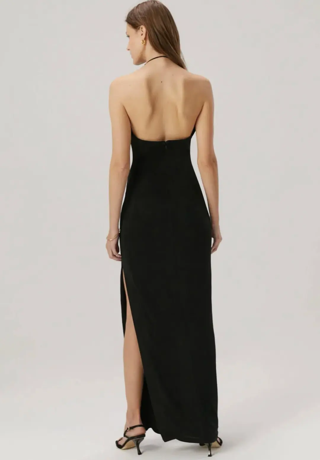 Misha Yesenia Gown Black Size 8 for rent on The Volte - main image