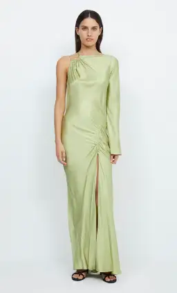 Bec & Bridge Kai Asym Maxi Dress Pear Size 10