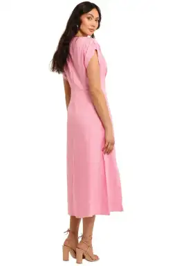 Nicholas Crissy Dress in Flamingo Pink Size 16 for rent on The Volte - image 3