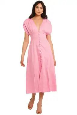 Nicholas Crissy Dress in Flamingo Pink Size 16 for rent on The Volte - image 1