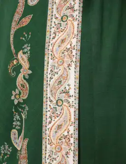 Zimmermann Devi Wrap Midi Dress in Emerald Paisley Size 1 / AU 10 for rent on The Volte - image 4