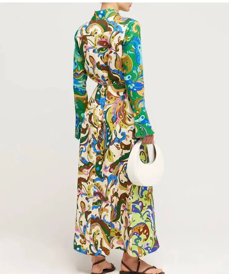 Alémais Yvette Shirtdress Multi Size 8 for rent on The Volte - main image