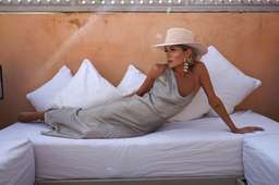 Rat & Boa Gaia Slip Dress Metallic Silver Size 8 for rent on The Volte - image 6