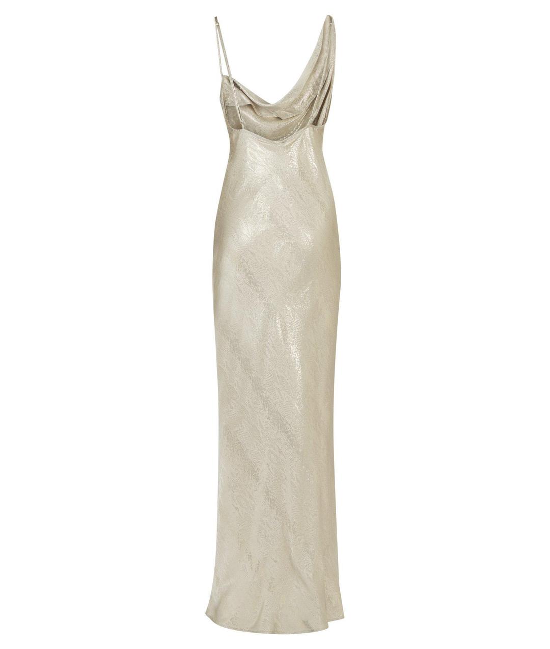 Rat & Boa Gaia Slip Dress Metallic Silver Size 8 for rent on The Volte - main image