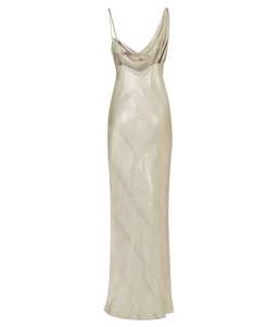 Rat & Boa Gaia Slip Dress Metallic Silver Size 8 for rent on The Volte - image 8