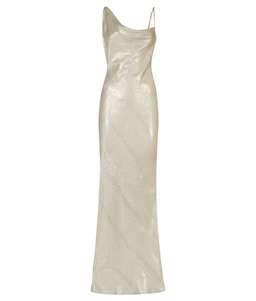 Rat & Boa Gaia Slip Dress Metallic Silver Size 8 for rent on The Volte - image 7