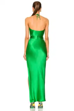 Nicholas Lucinda Gown in Green Size 12 for rent on The Volte - image 2