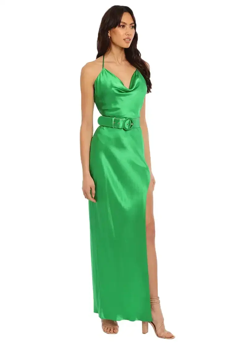 Nicholas Lucinda Gown in Green Size 14 for rent on The Volte - main image