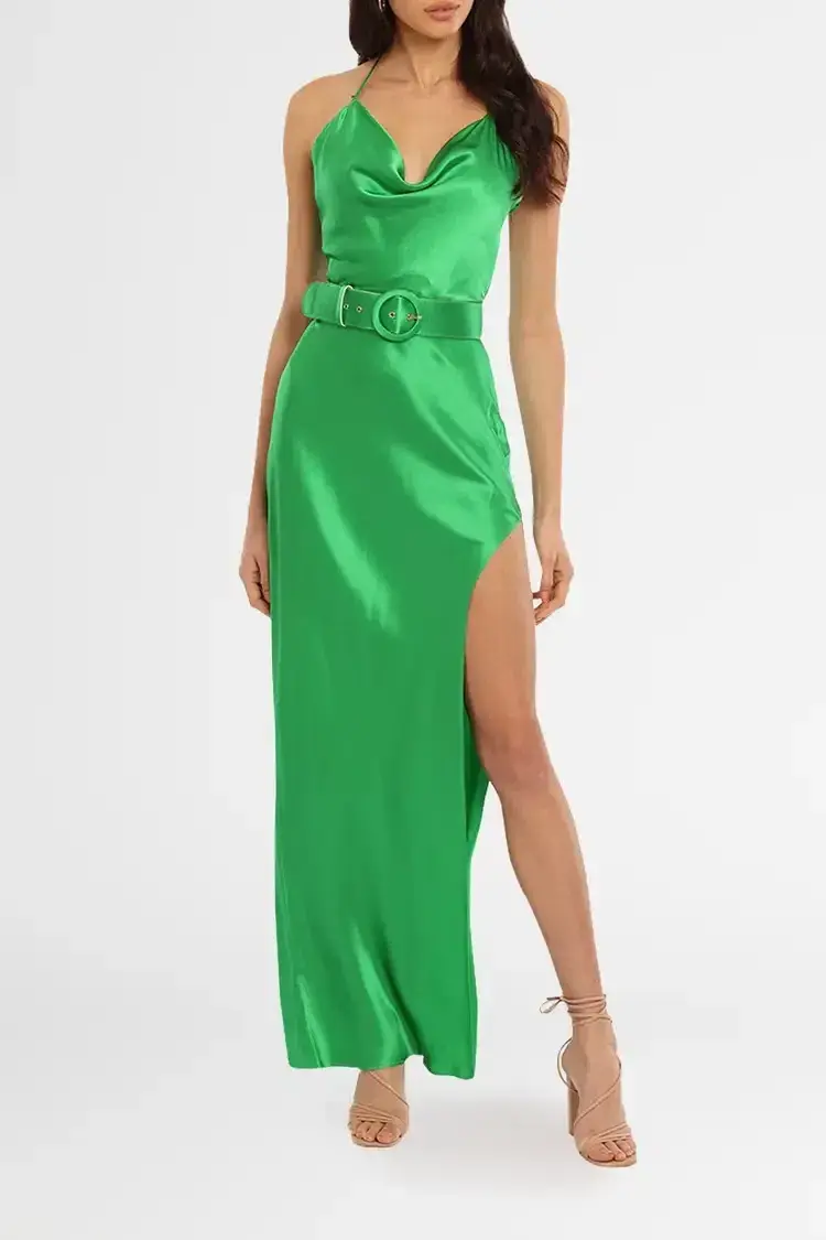 Nicholas Lucinda Gown in Green Size 14 for rent on The Volte - main image