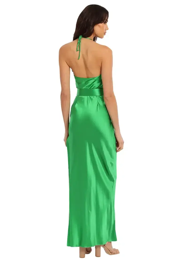 Nicholas Lucinda Gown in Green Size 14 for rent on The Volte - main image