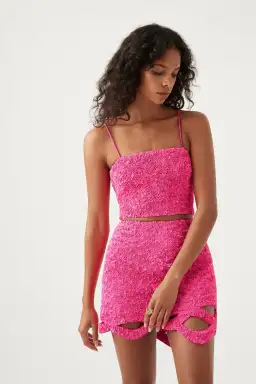 Aje Catara Skirt and Evelyn Crop Top Pink Size XXS/Au 4 for rent on The Volte - image 2