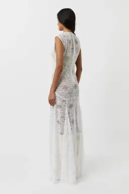 Camilla Marc Angelo Lace Dress White Size 6 for rent on The Volte - image 3