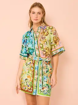 Alemais - Dreamer Mini Dress Multi - Size 16 for rent on The Volte - image 2