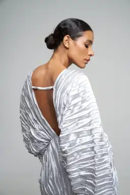 L'Idée De Luxe Gown Silver Size 10 for rent on The Volte - image 6