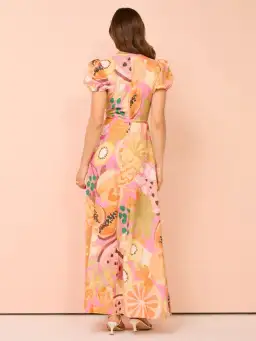 By Nicola Havana Wrap Maxi Dress Fruit Punch Print Size 14 for rent on The Volte - image 3