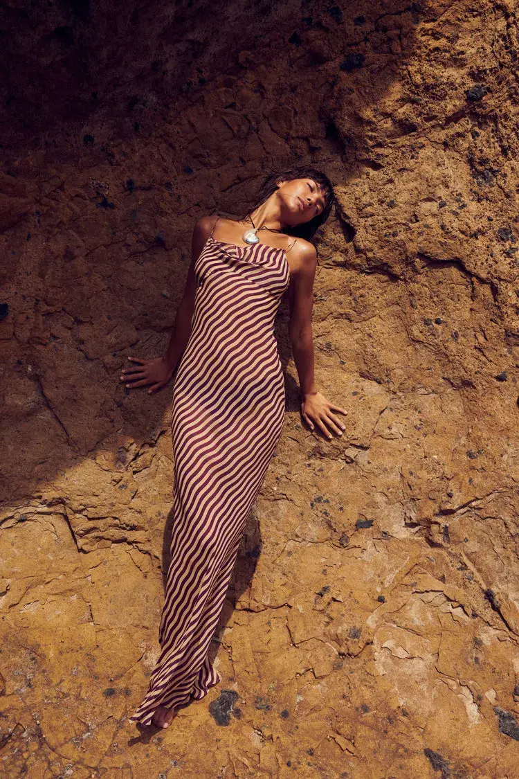 Rat & Boa Assisi Maxi Dress Print Size M / AU 10 for rent on The Volte - main image