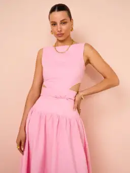 Tojha - Polly Dress In Blossom - Size 6 for rent on The Volte - image 3