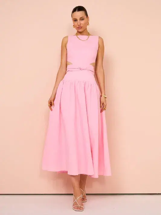 Tojha - Polly Dress In Blossom - Size 6 for rent on The Volte - main image