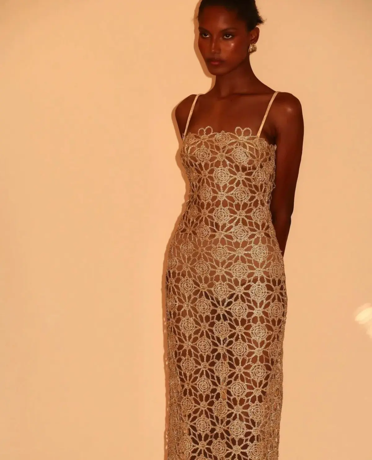 Arcina Ori Kendra Dress Gold Size S / AU 8 - Image 4