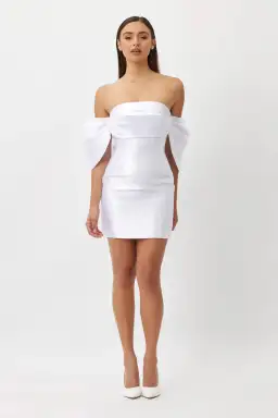 Bianca & Bridgett Eden Mini Dress White Size 16 for rent on The Volte - image 1