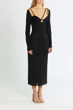 Camilla and Marc Verner Dress Black Size 8 for rent on The Volte - image 2