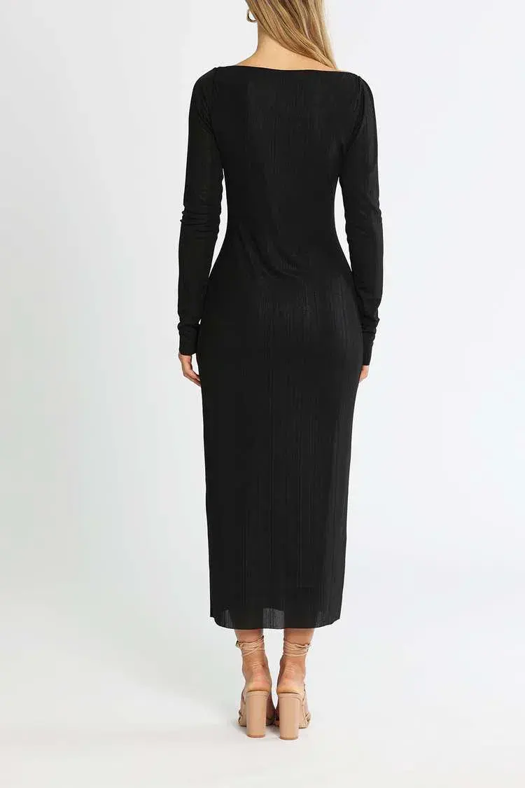 Camilla and Marc Verner Dress Black Size 8 for rent on The Volte - main image