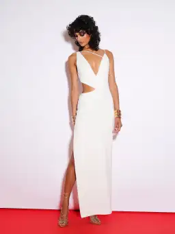 Effie Kats Jamu Gown White Size XS/ AU 6