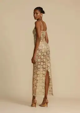 Arcina Ori Kendra Dress Metallic Gold Size S / AU 8 for rent on The Volte - image 7