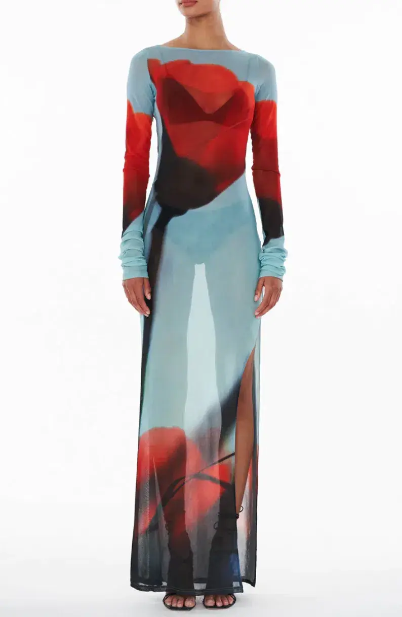 Rat & Boa Santino Mesh Dress Size 6 for rent on The Volte - main image