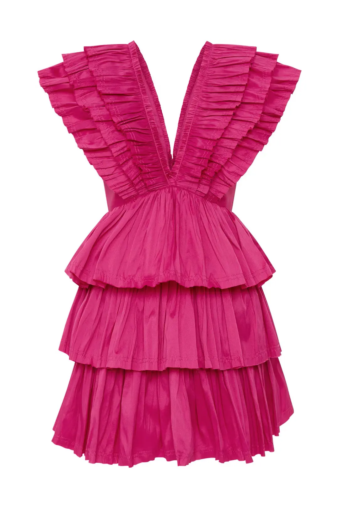 Aje Rhythmic Frilled Mini Dress - 4 for rent on The Volte - main image