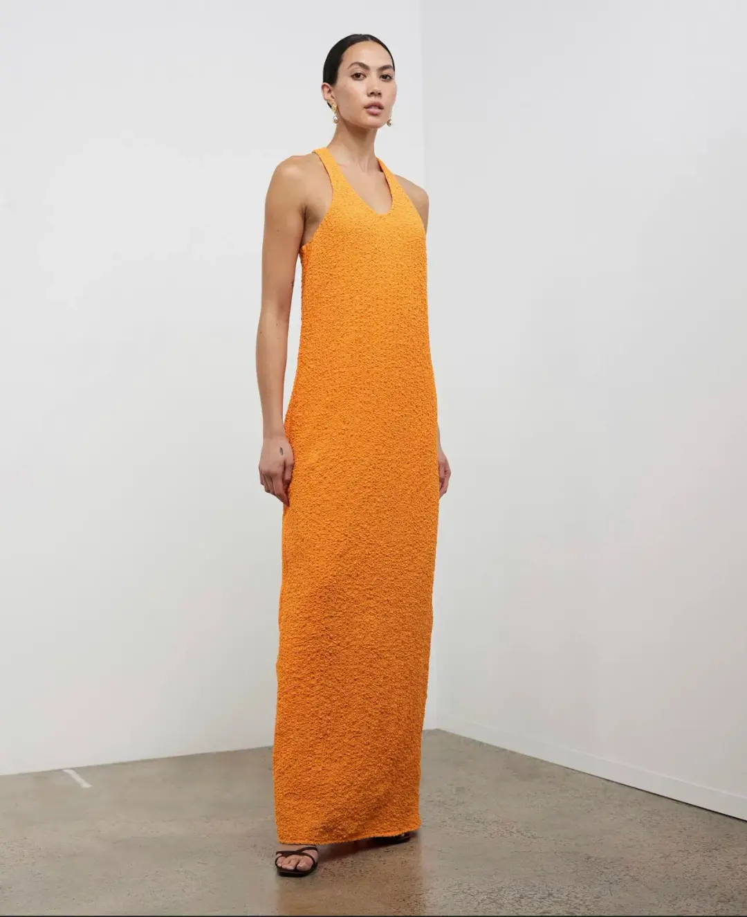 Camilla and Marc Toledo Racer Back Dress Dusty Orange Size 12 for rent on The Volte - main image