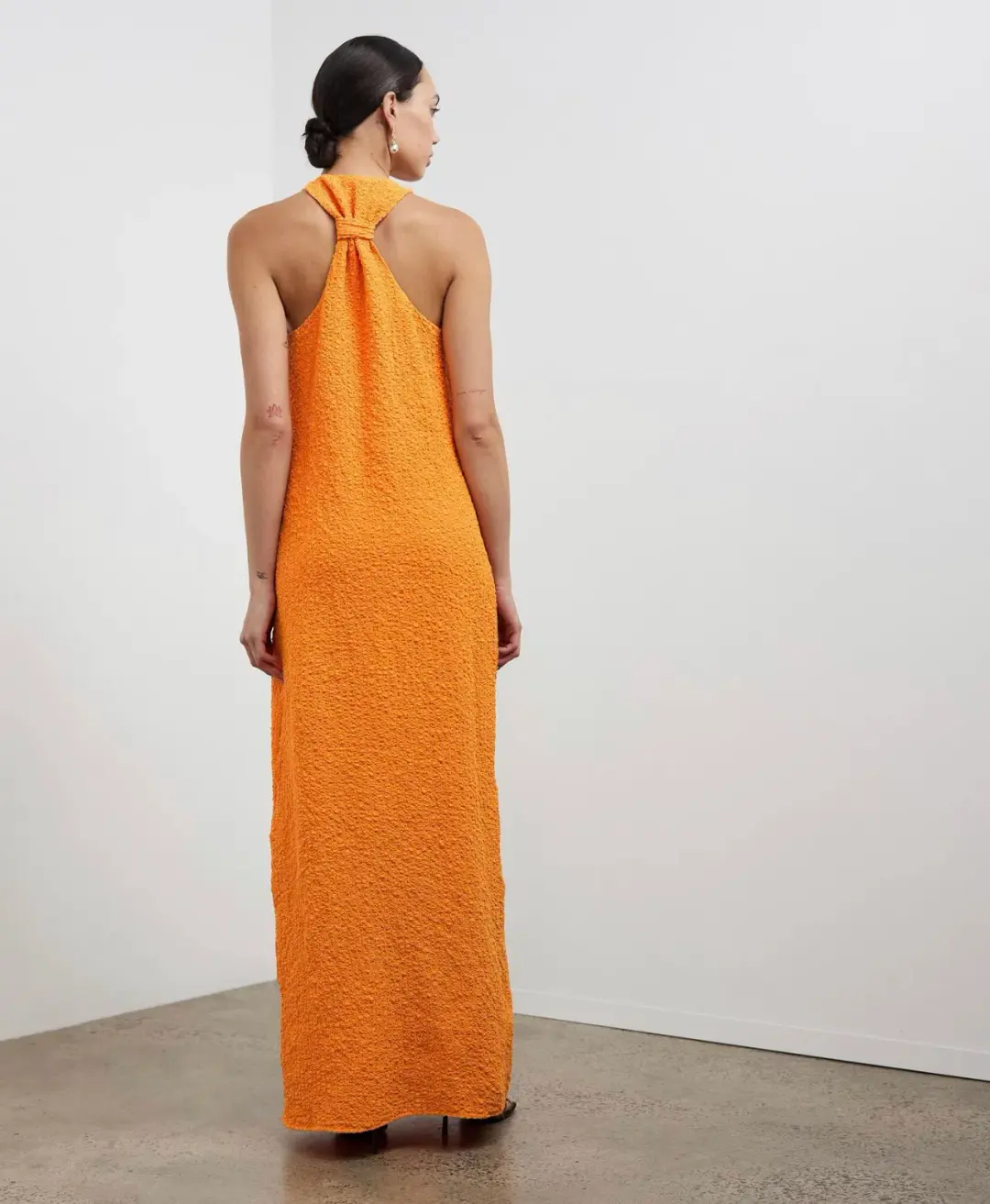 Camilla and Marc Toledo Racer Back Dress Dusty Orange Size 12 for rent on The Volte - main image