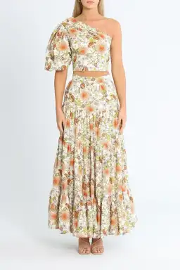 Torannce Frida Blouse & Day To Night Skirt Set Floral Size 12 for rent on The Volte - image 1