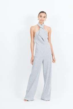 ONE FELL SWOOP Emily Linen Jumpsuit Size 8