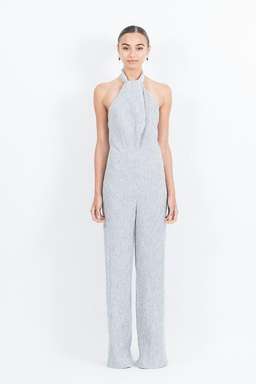 ONE FELL SWOOP Emily Linen Jumpsuit Size 8