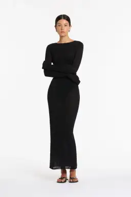 Sir The Label Black Eva Knit Dress Black Size 3/12 AU for rent on The Volte - image 4