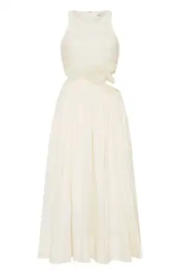 Aje New Catara Sequin Midi Dress Ivory Size 16 for rent on The Volte - image 5