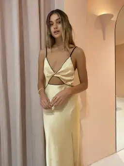 Bec & Bridge Hazel Dress Maxi Dress Wheat Size AU 10 for rent on The Volte - image 2